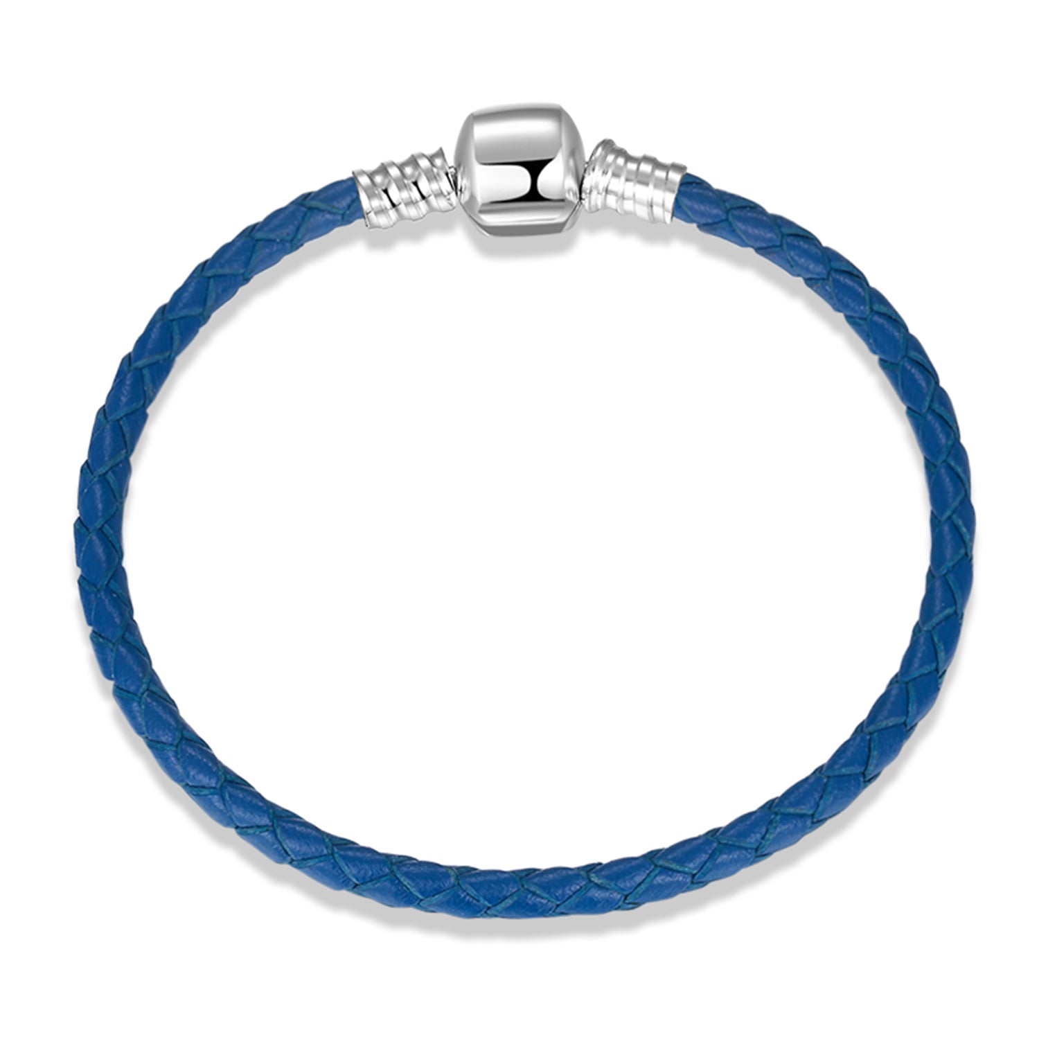 Bracelet en cuir bleu