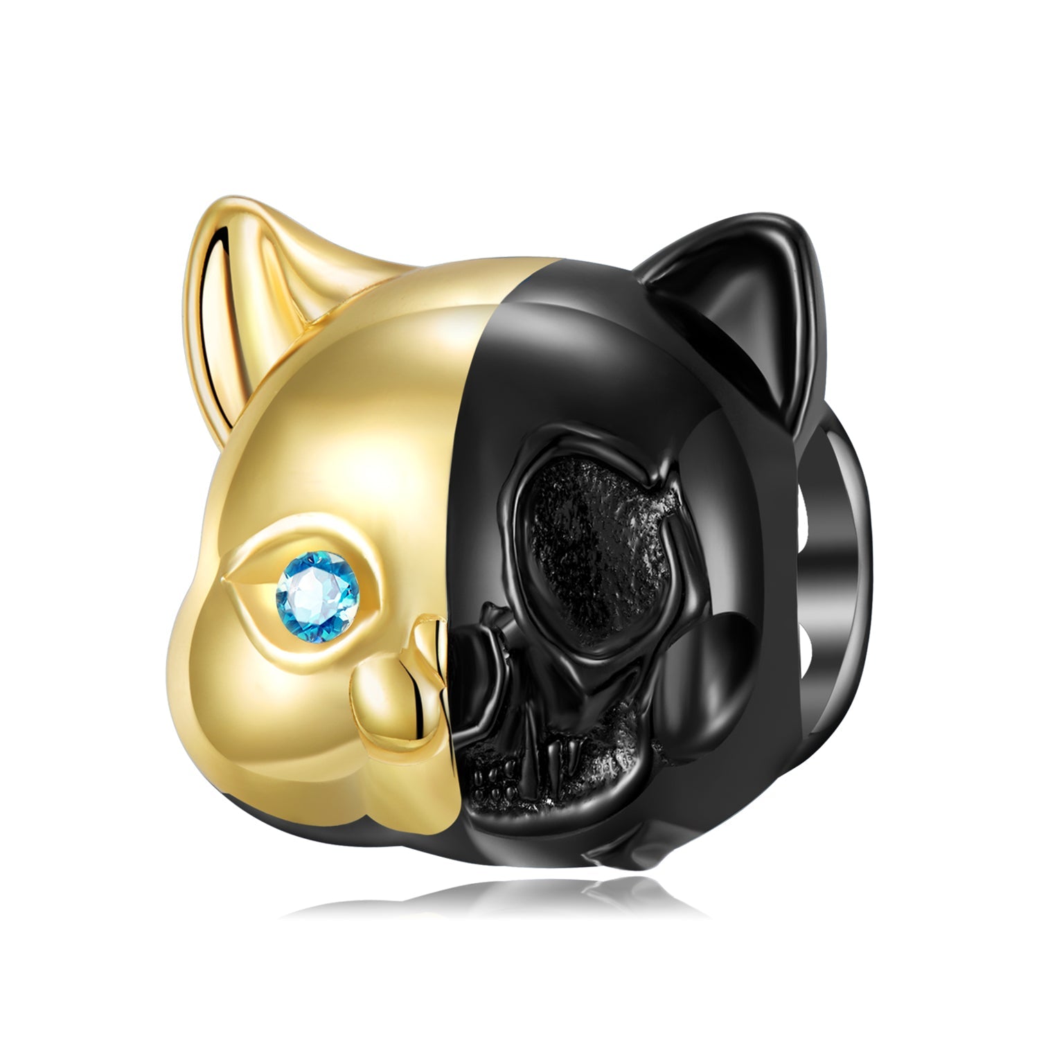 Golden cat x skull